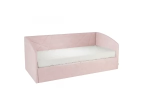 Кровать 0.9 Бест (Софа) нежно-розовый